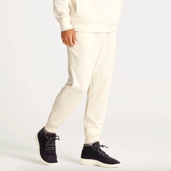 Allbirds R&R Sweatpants Joggers Natural White Men Size Small Athletic Athleisure - Picture 1 of 8